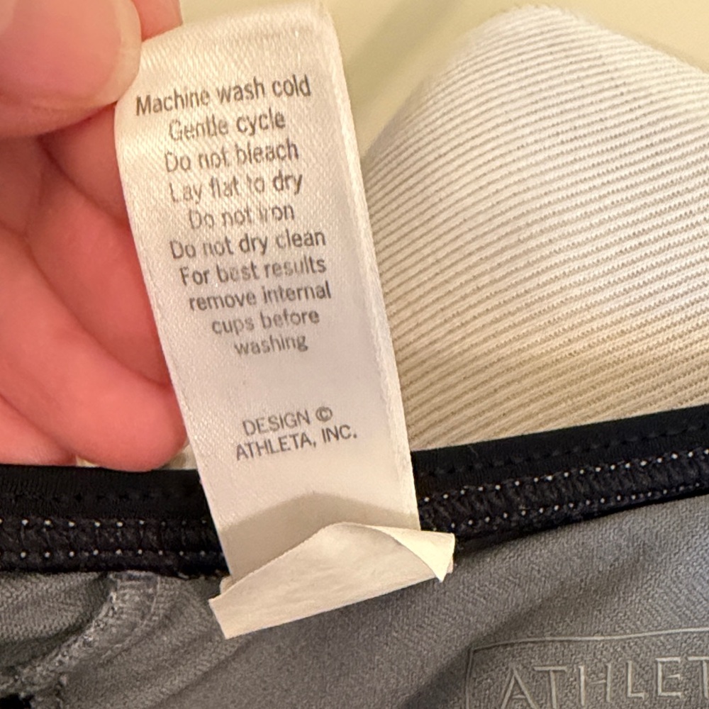 Athleta Gray Bikini Set Size M in Excellent Used Condition, Super Cute - Picture 4 of 9
